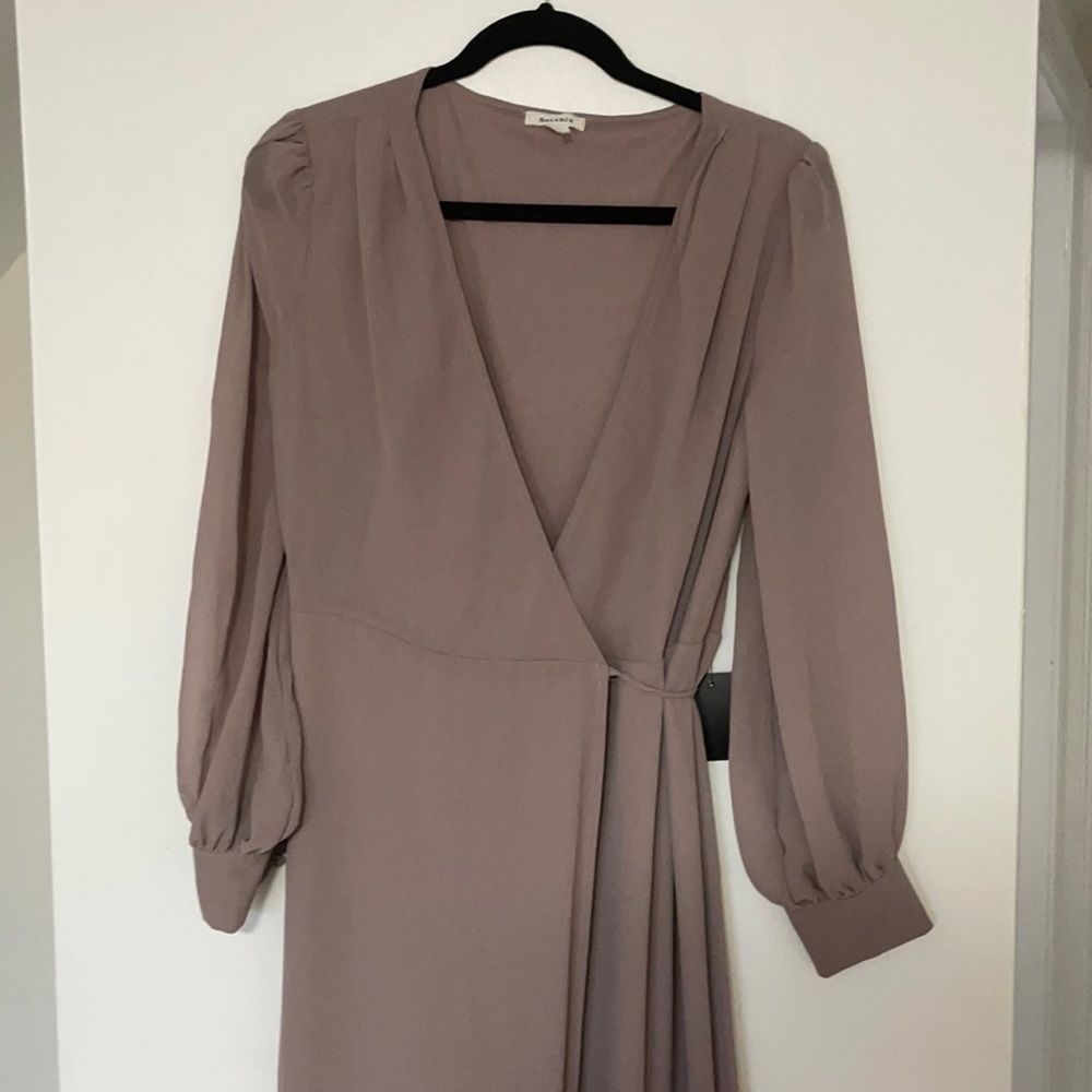 Lilac wrap dress